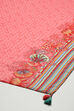 Coral Cotton Blend Woven Dupatta image number 1